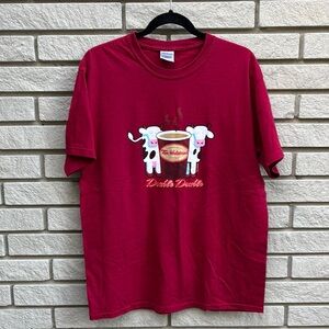 Cows Ice Cream Tim Hortons Double Double Cotton T-shirt Sz L